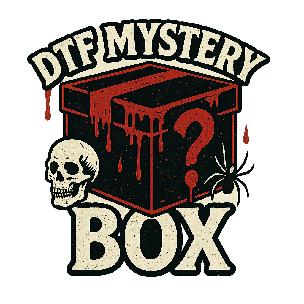 Horror DTF Mystery Box – 5 Full Sized Transfers