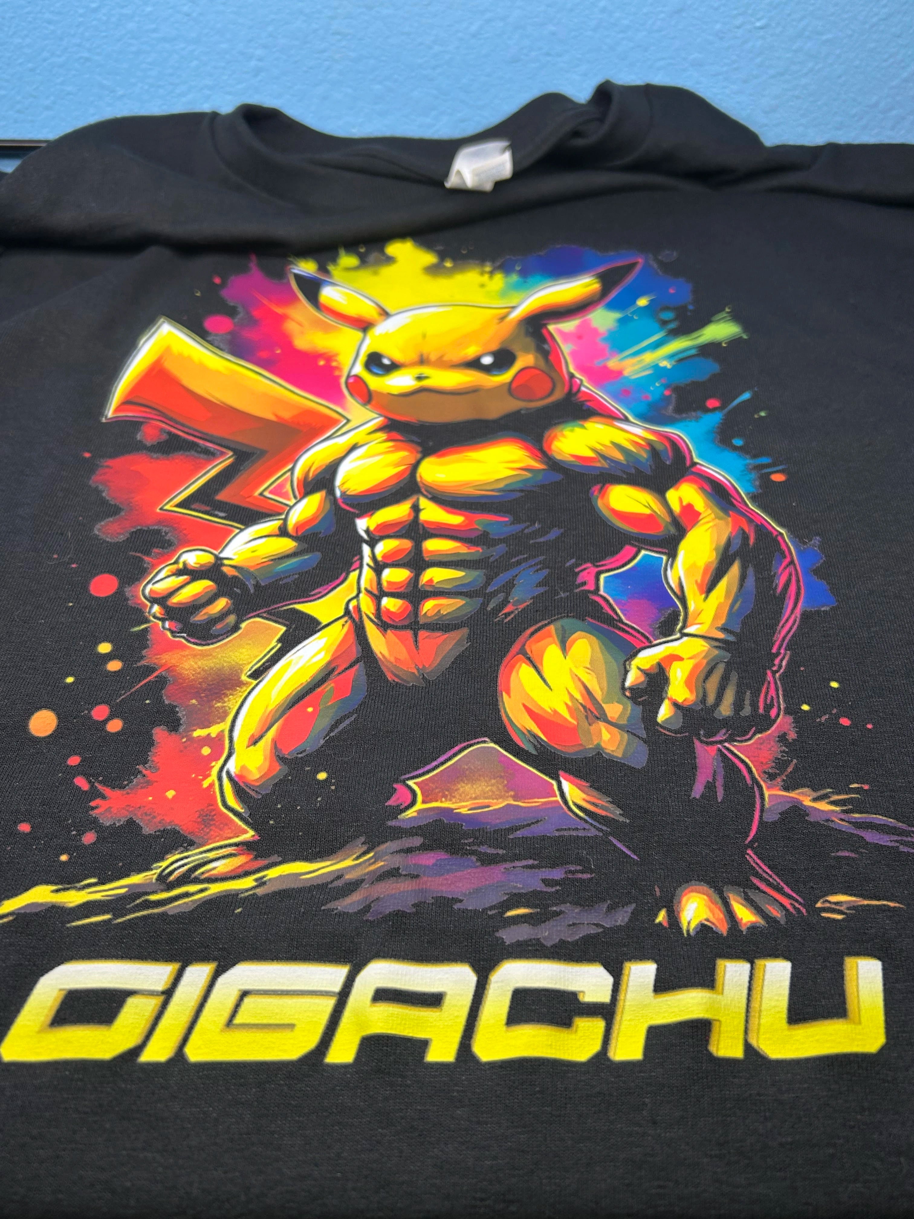 Gigachu DTF transfer printed shirt — TMFPrints Wichita KS