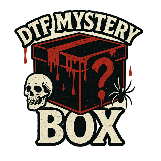 Horror DTF Mystery Box – 5 Full Sized Transfers