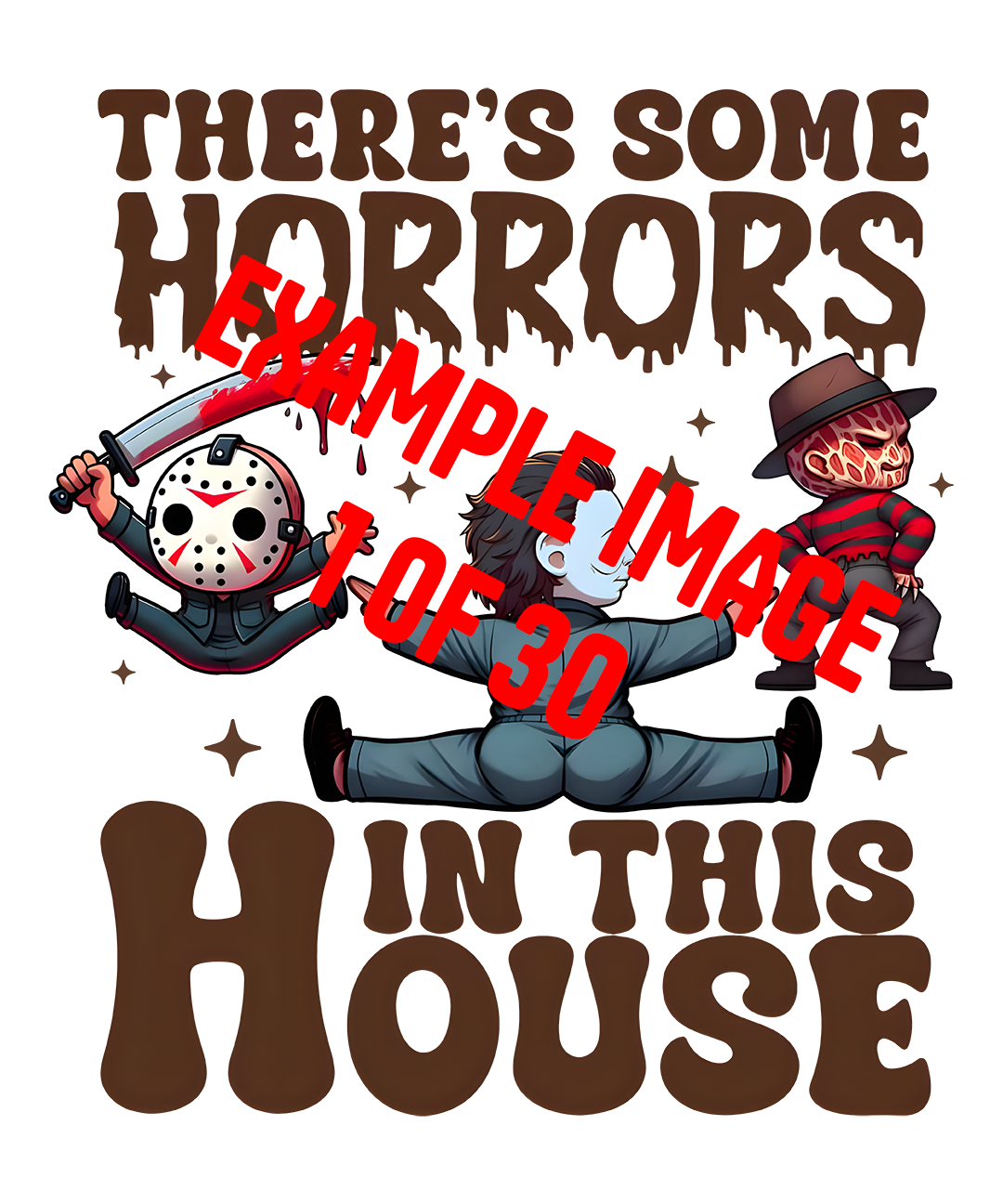 Horror DTF Mystery Box – 5 Full Sized Transfers